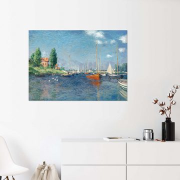 Posterlounge Wandfolie Claude Monet, Argenteuil, Badezimmer Maritim Malerei