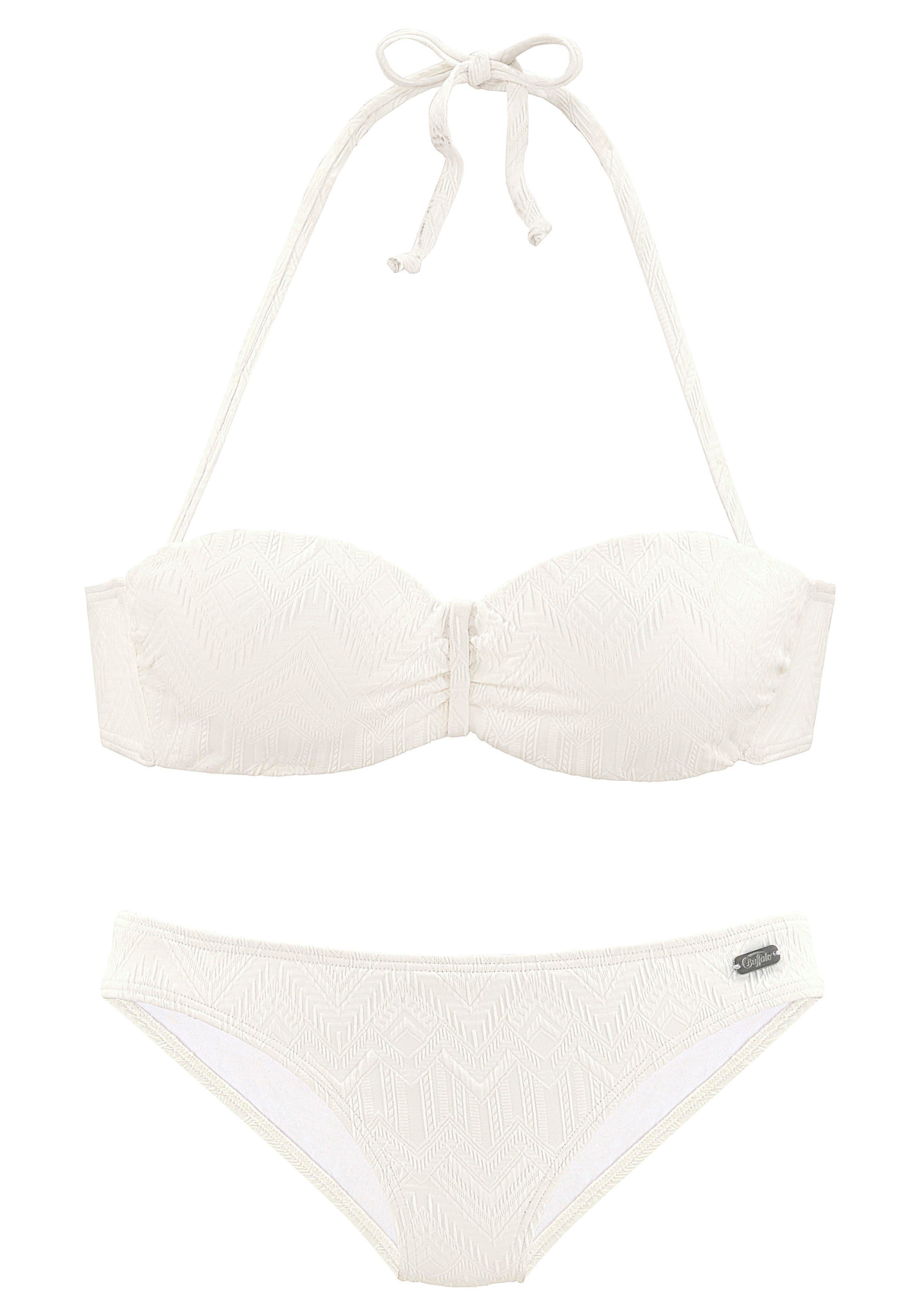 Buffalo Bügel-Bandeau-Bikini Romance aus Strukturware günstig online kaufen
