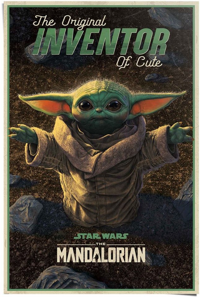 Reinders! Poster The Mandalorian Star Wars - Serie - Baby Yoda, (1 St)