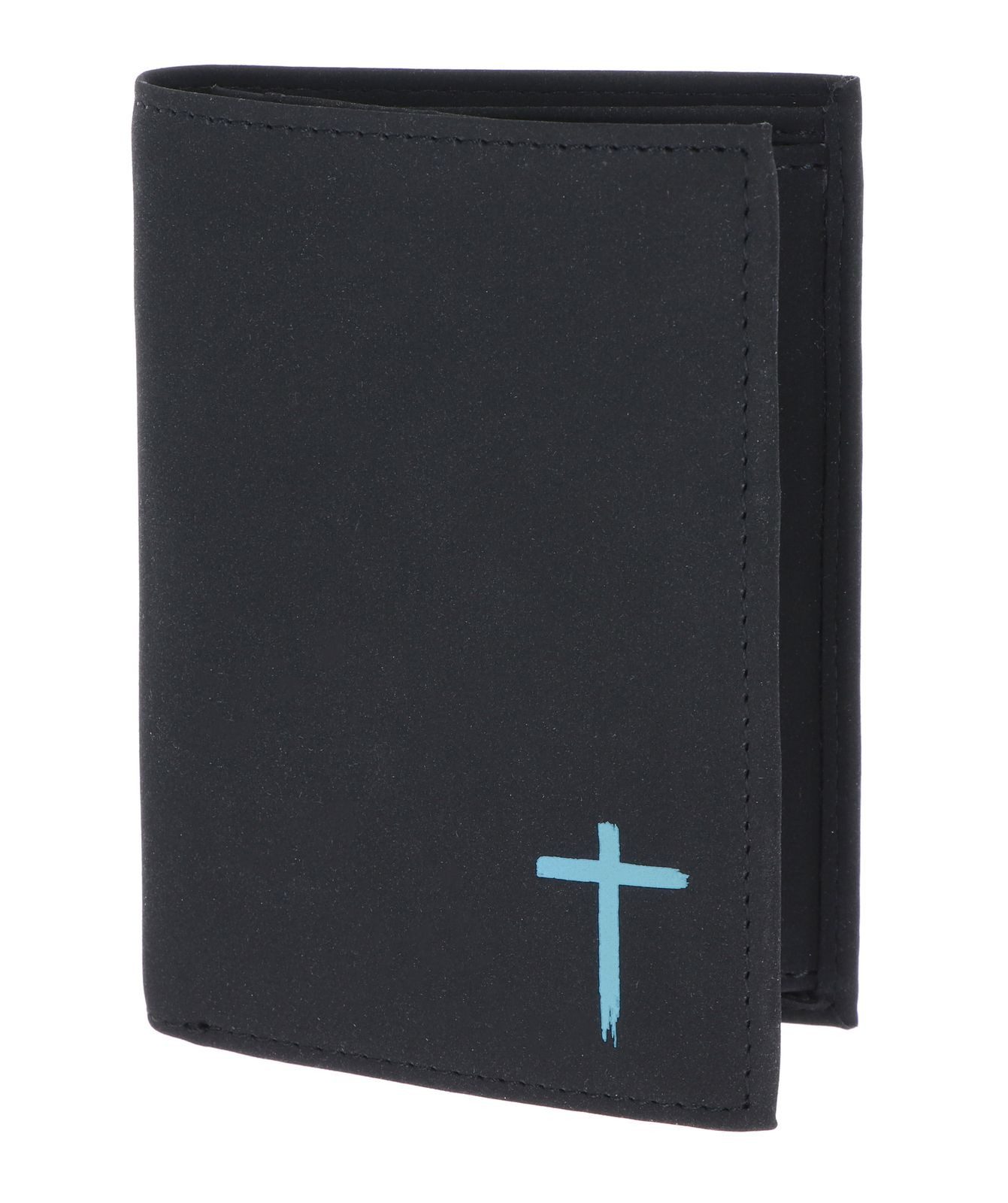 Freedom Cross Print Cyan Black