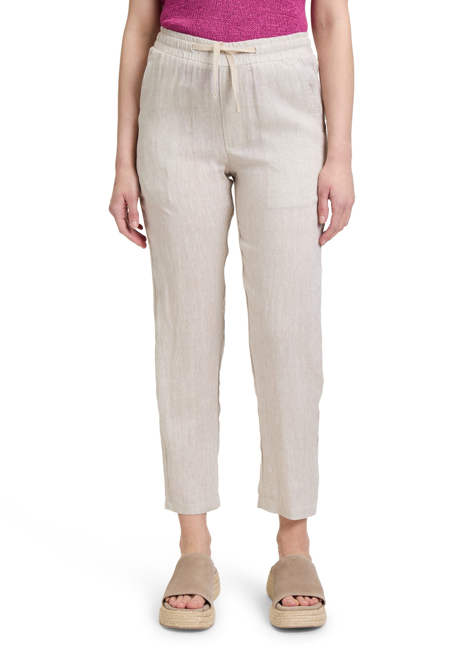 Cartoon Leinenhose Cartoon Leinenhose mit Tunnelzug günstig online kaufen
