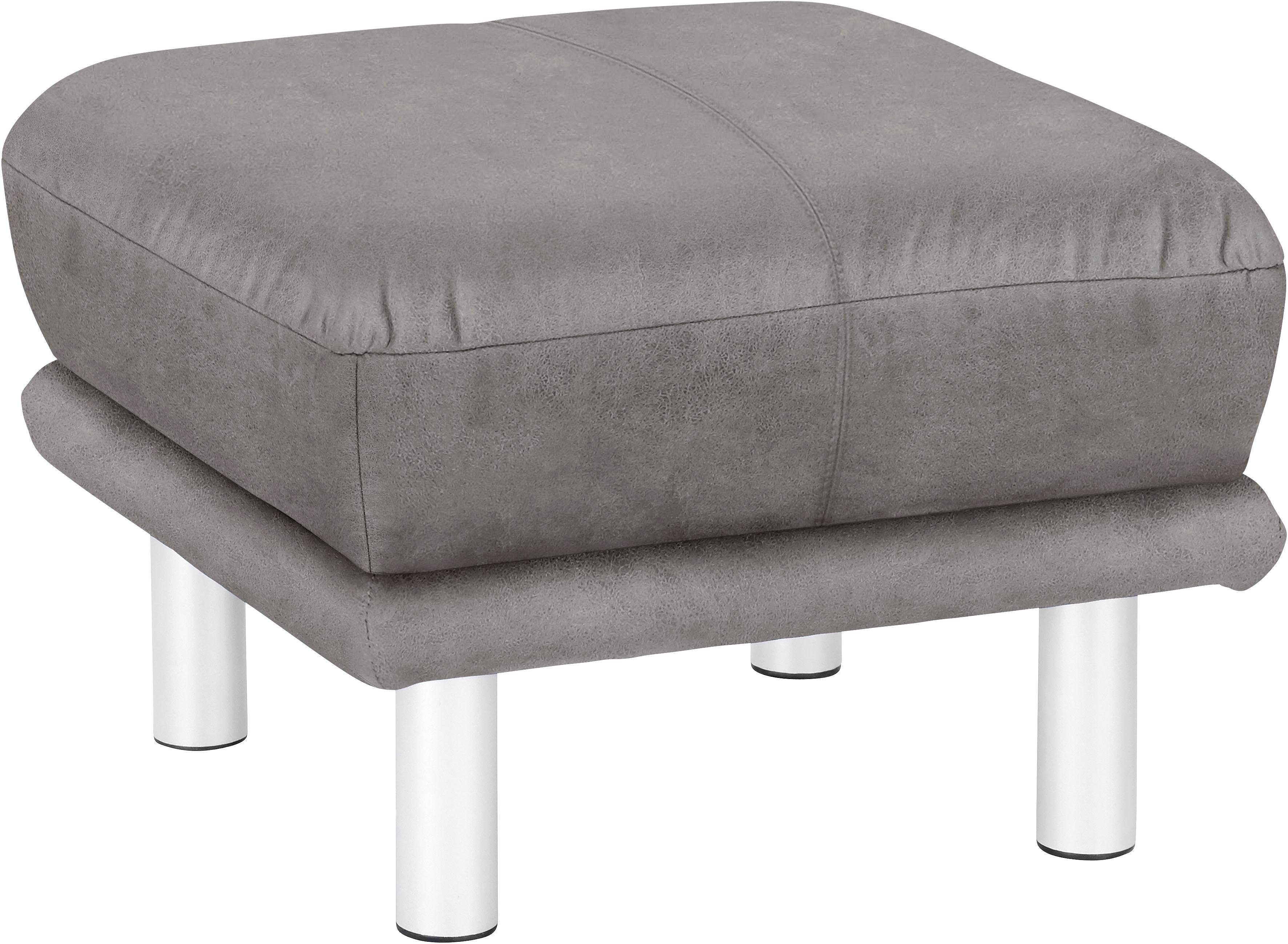 TRENDMANUFAKTUR Hocker Cecilia II, modern und elegant, B/T 66/66cm