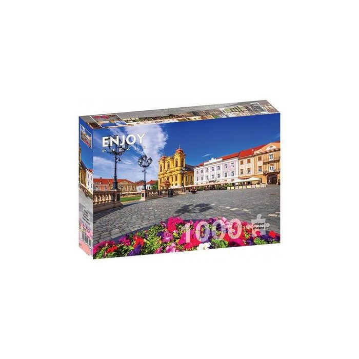 ENJOY Puzzle Puzzle ENJOY-1032 - Der Platz der Union Timisoara Puzzle 1000 Teile Puzzleteile