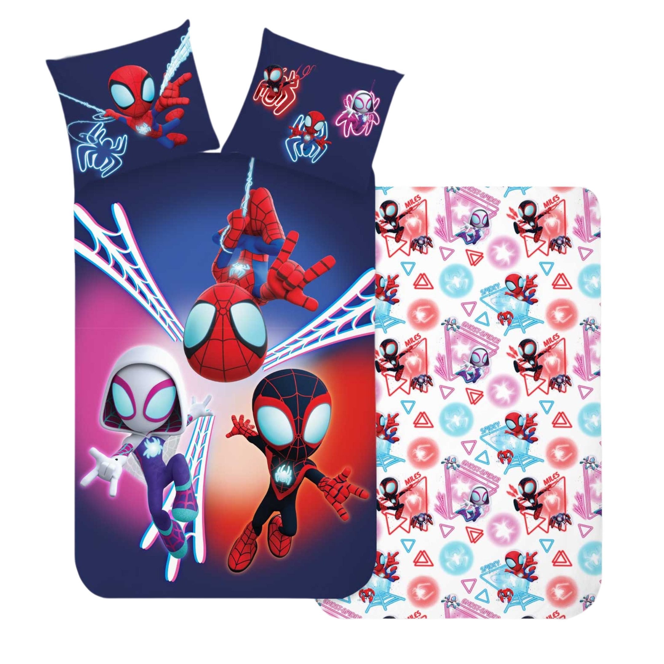 MTOnlinehandel Bettwäsche Marvel Spiderman "Spidey" 135x200 + 80x80 cm, Ren günstig online kaufen