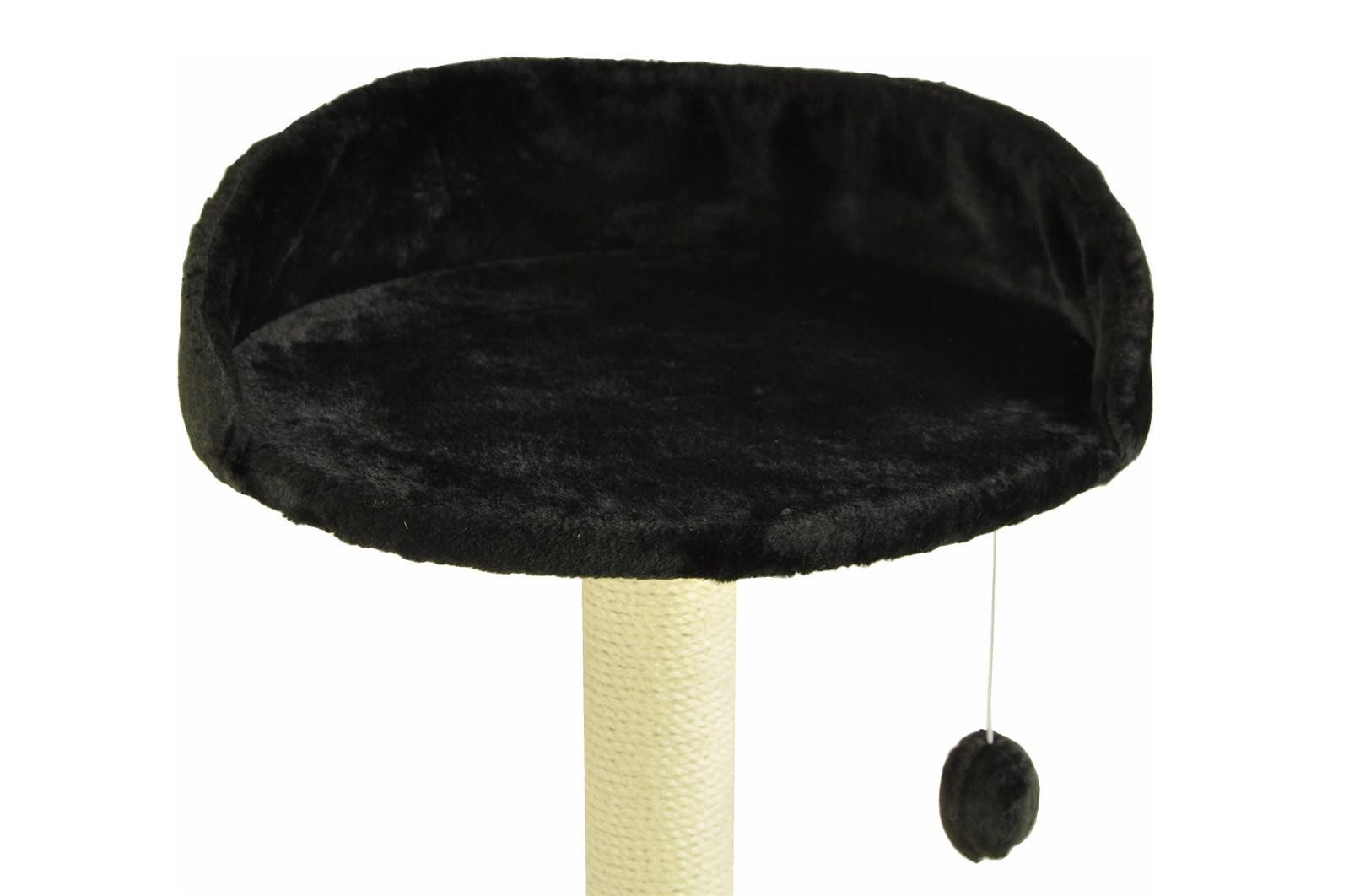 nanook Ersatz-Kratzbaumstamm Sitzplatz Liegemulde Topseat für Niklas Ø 46 cm schwarz