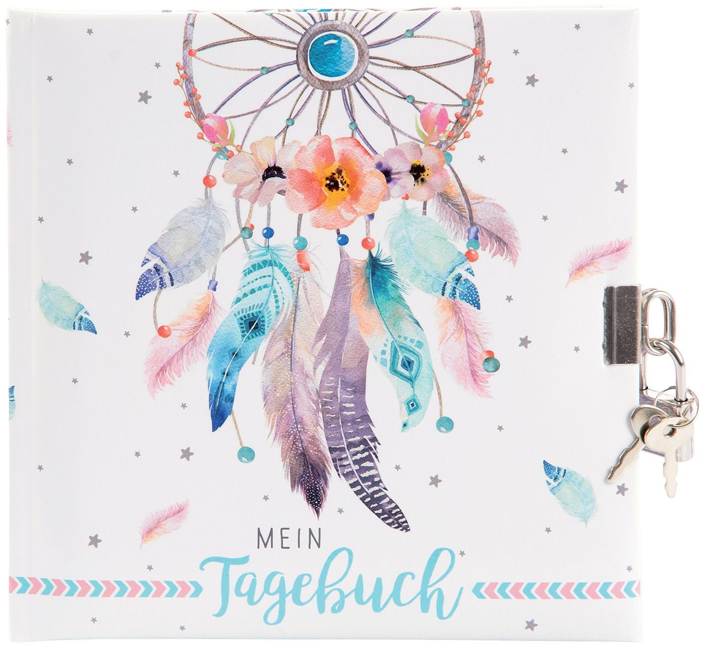 Goldbuch Tagebuch GOLDBUCH 44 205 Tagebuch Traumfänger - 96 Seiten, 16,5 x 16,5 cm