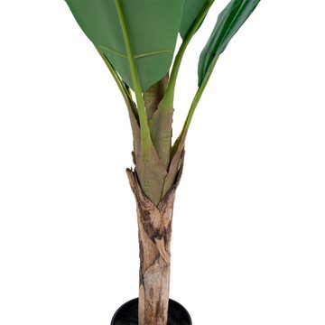 Kunstpflanze Künstliche Bananen-Palmen Pflanze ca. H150cm, LebensWohnArt