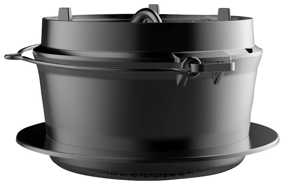 Tepro Grilltopf Dutch-Oven-Einleger, Gusseisen, 32,5x18,4 cm ØxH