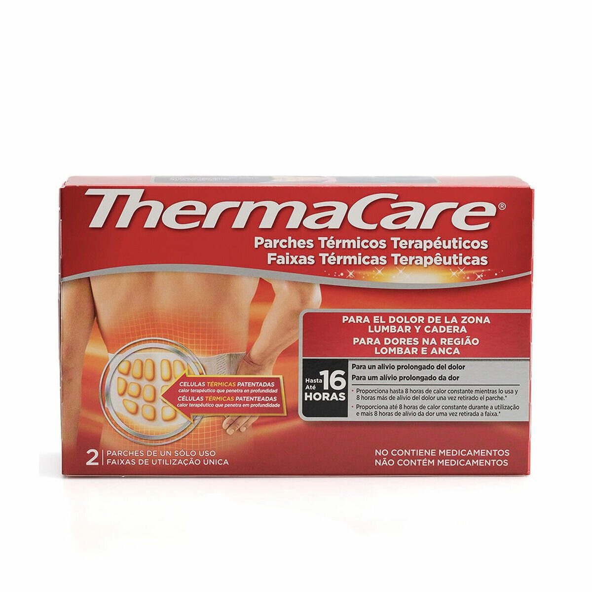 Thermacare Wärmepflaster THERMACARE lumbar hip thermal patches 2 u