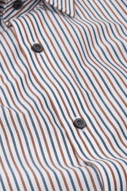 Next Langarmhemd Slim Fit Baumwollhemd mit doppelten Manschetten (1-tlg)