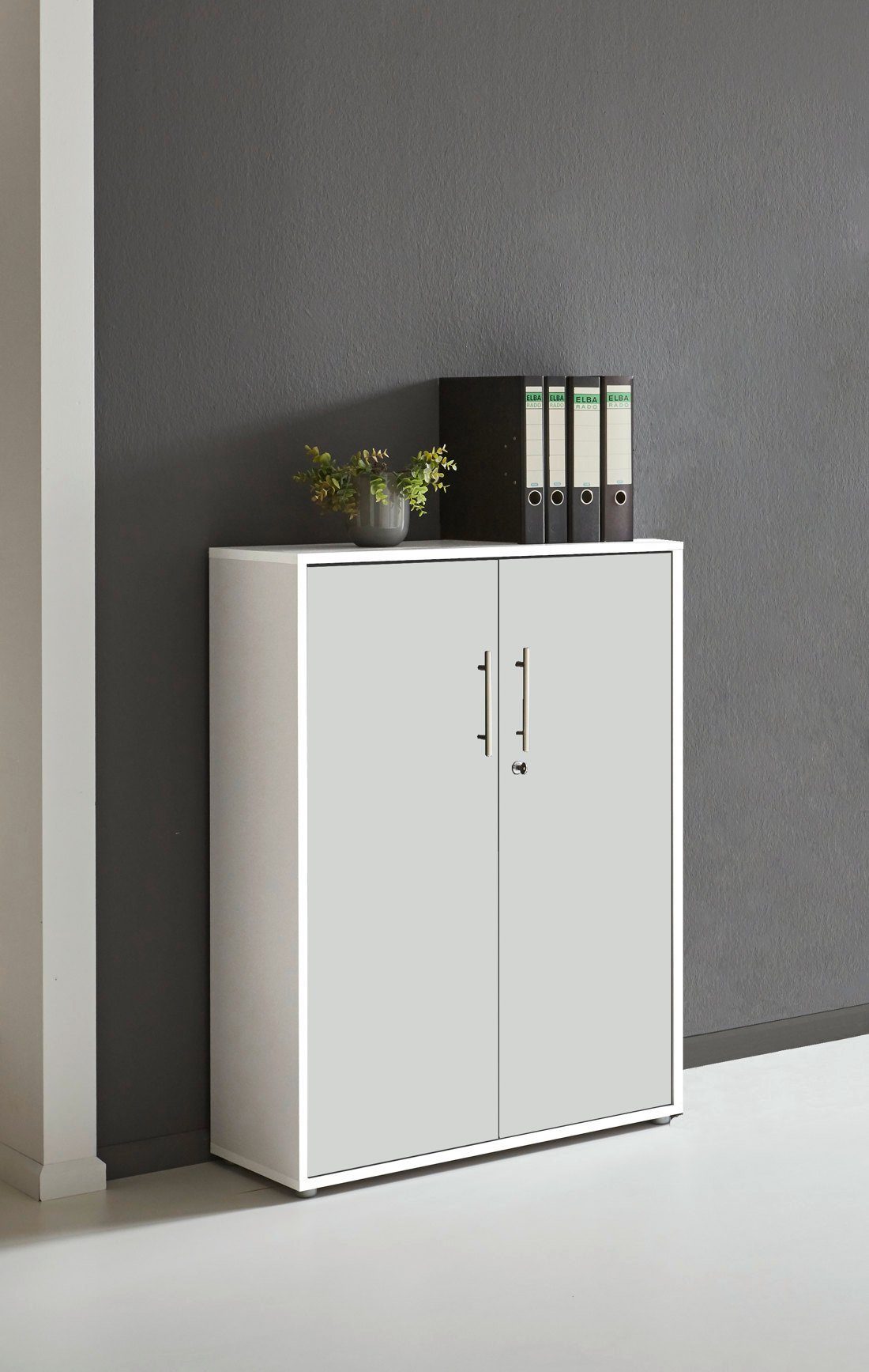 moebel-dich-auf Aktenschrank OFFICE EDITION (abschließbar, Metallgriffe, günstig online kaufen
