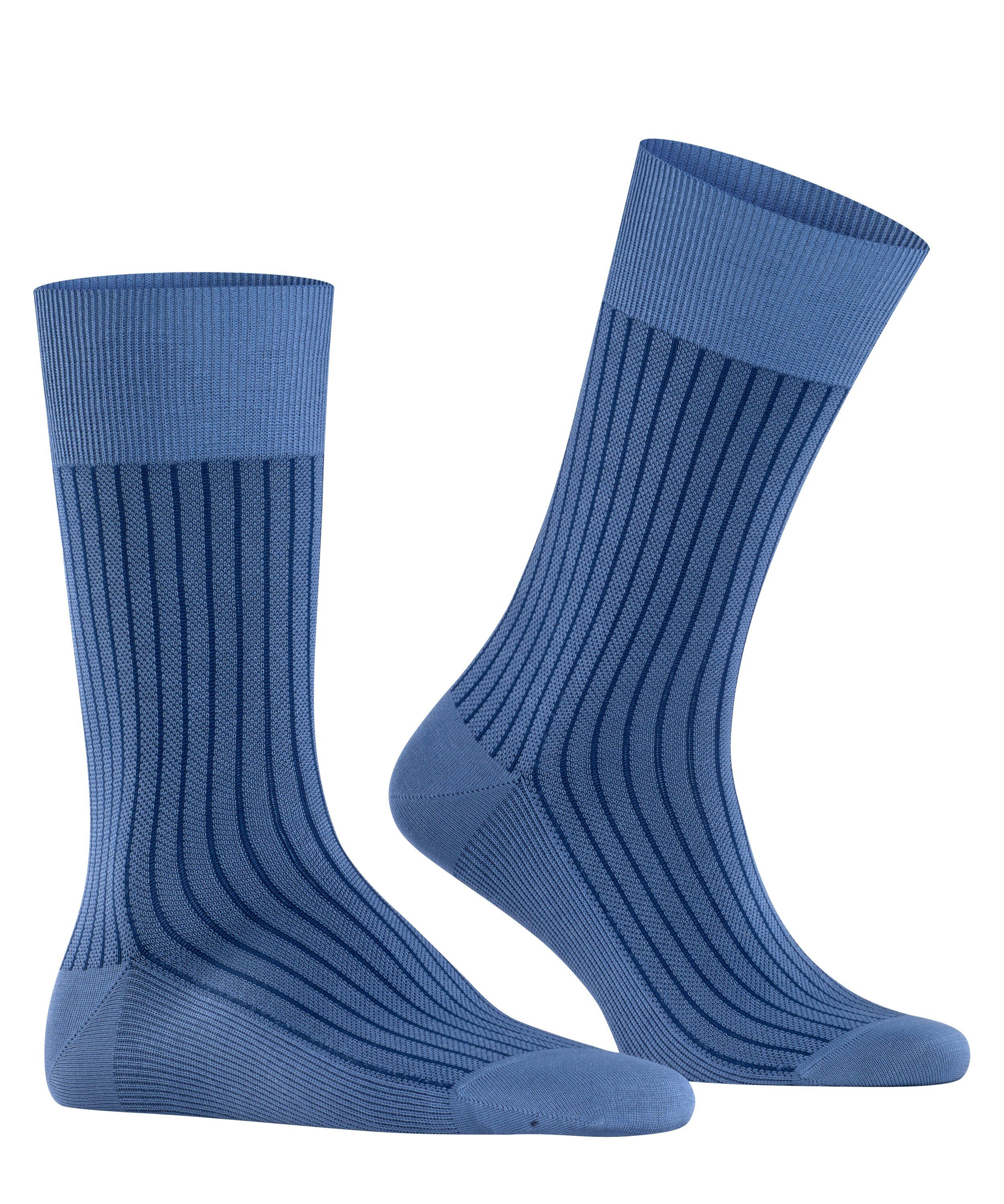 FALKE Socken Oxford (6845) Stripe blue dusty (1-Paar)