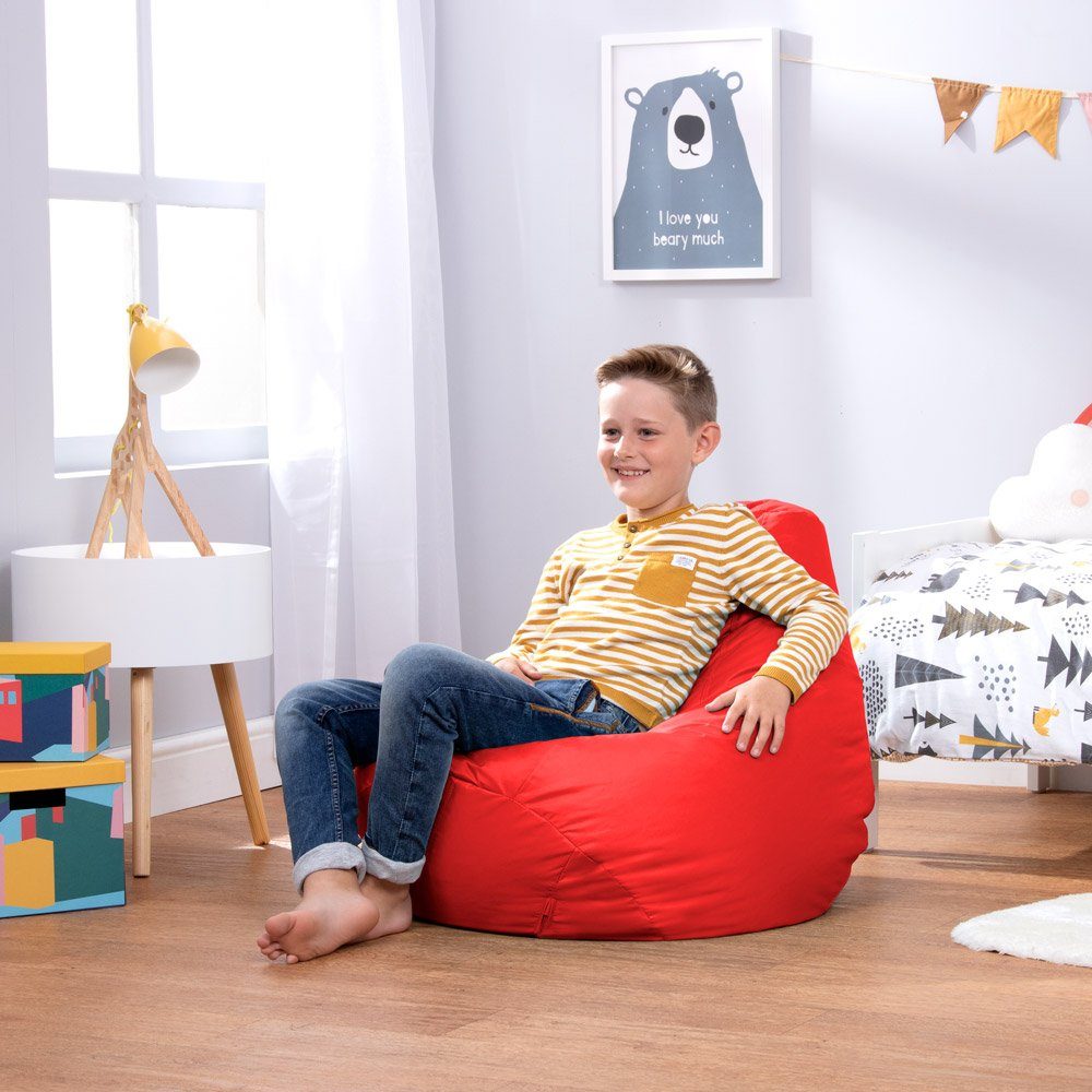 Veeva Sitzsack-Sessel Kinder Outdoor rot Sitzsack für