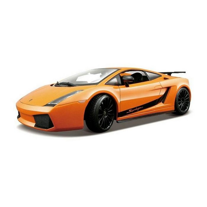 Maisto® Spielzeug-Auto Modellauto - Lamborghini Gallardo Superleggera '07 (orange Maßstab 1:18) Originalgetreue Innenausstattung