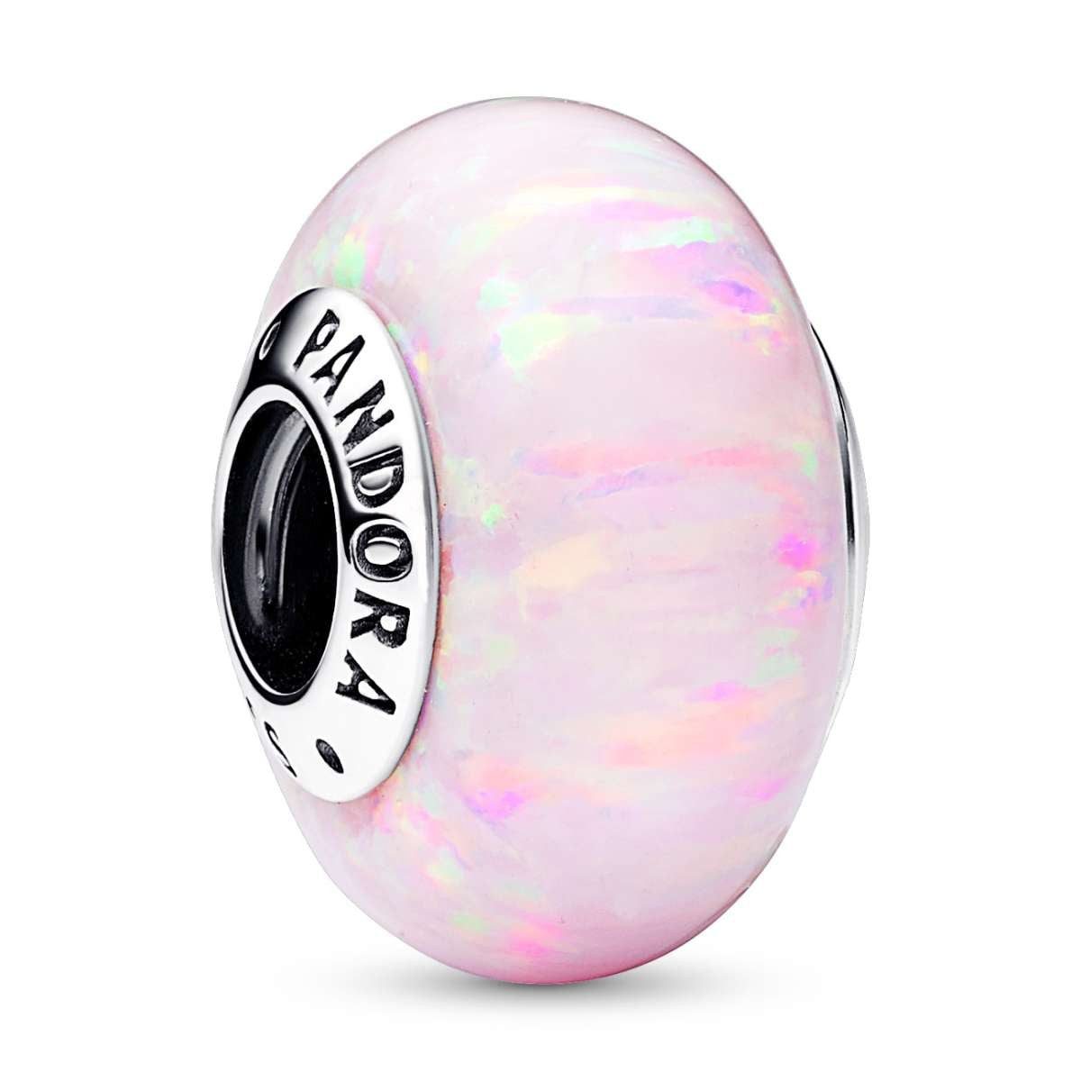 Pandora Bead 791691C03, Silber Pink Opalisierend