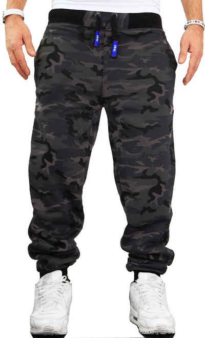 RMK Jogginghose »Herren Trainingshose Fitnesshose Sport Hose Sweatpants Camouflage«