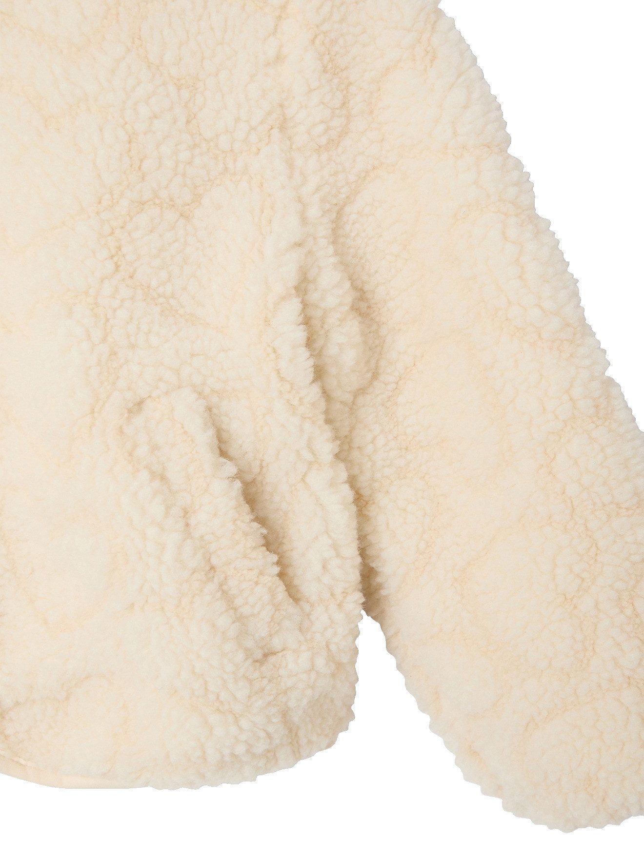 vertbaudet Blouson Mädchen Teddyfleece-Jacke mit Kapuze und Leopardenmuster – Bild 4 von 5