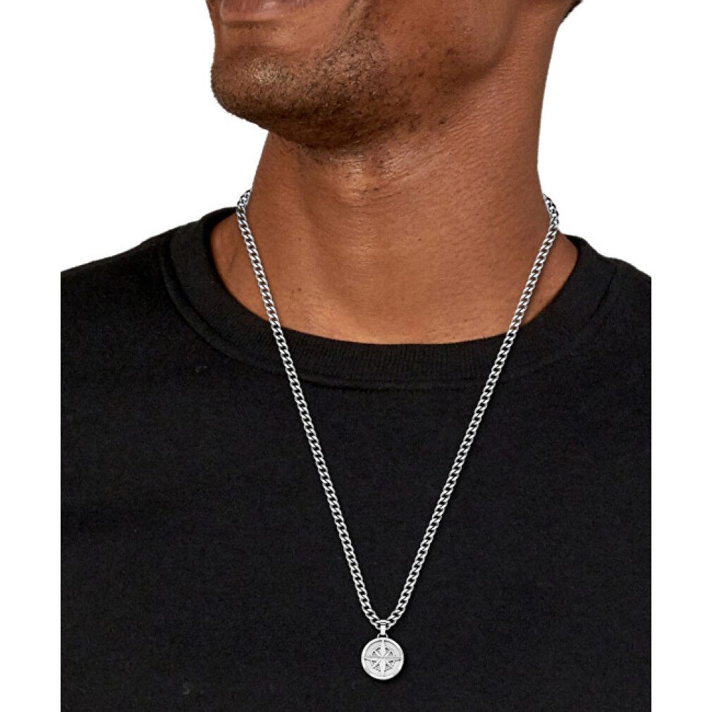 BOSS Kette mit Einhänger Zeitlose Herren-Stahl-Halskette 1580544 – Bild 3 von 3
