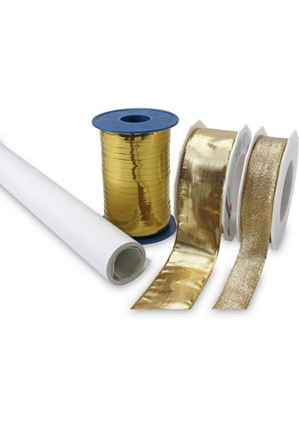PRÄSENT Подарок Geschenkpapier "Gold"...