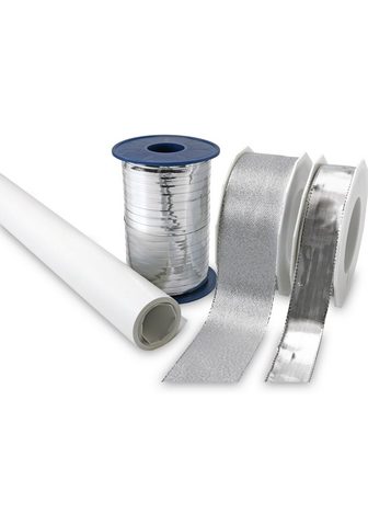 PRÄSENT Подарок Geschenkpapier "Silber&qu...