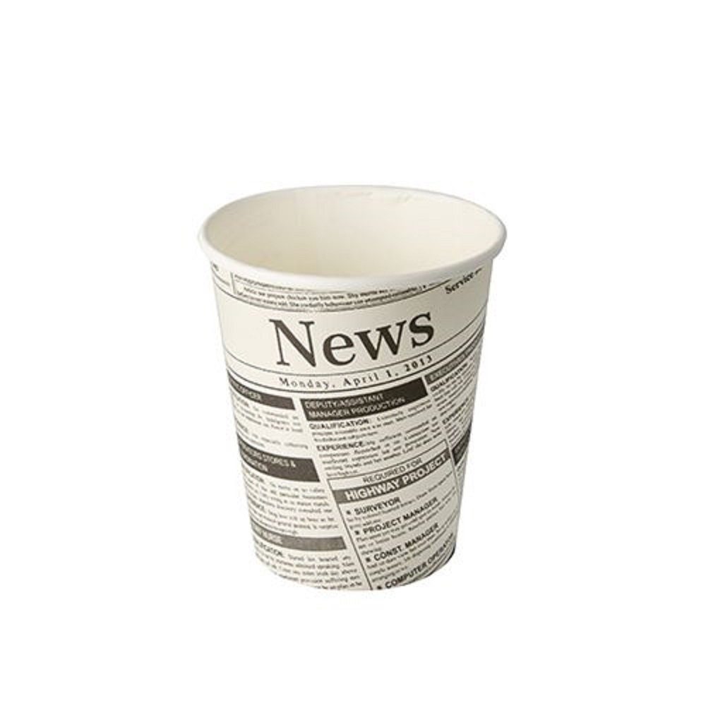 Newsprint PAPSTAR 0,2l 86809 Kaffeebecher GO" "TO Coffee-to-go-Becher PAPSTAR