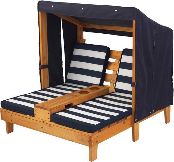 KidKraft® Kinderklappstuhl »Doppelte Sonnenliege mit Getränkehaltern