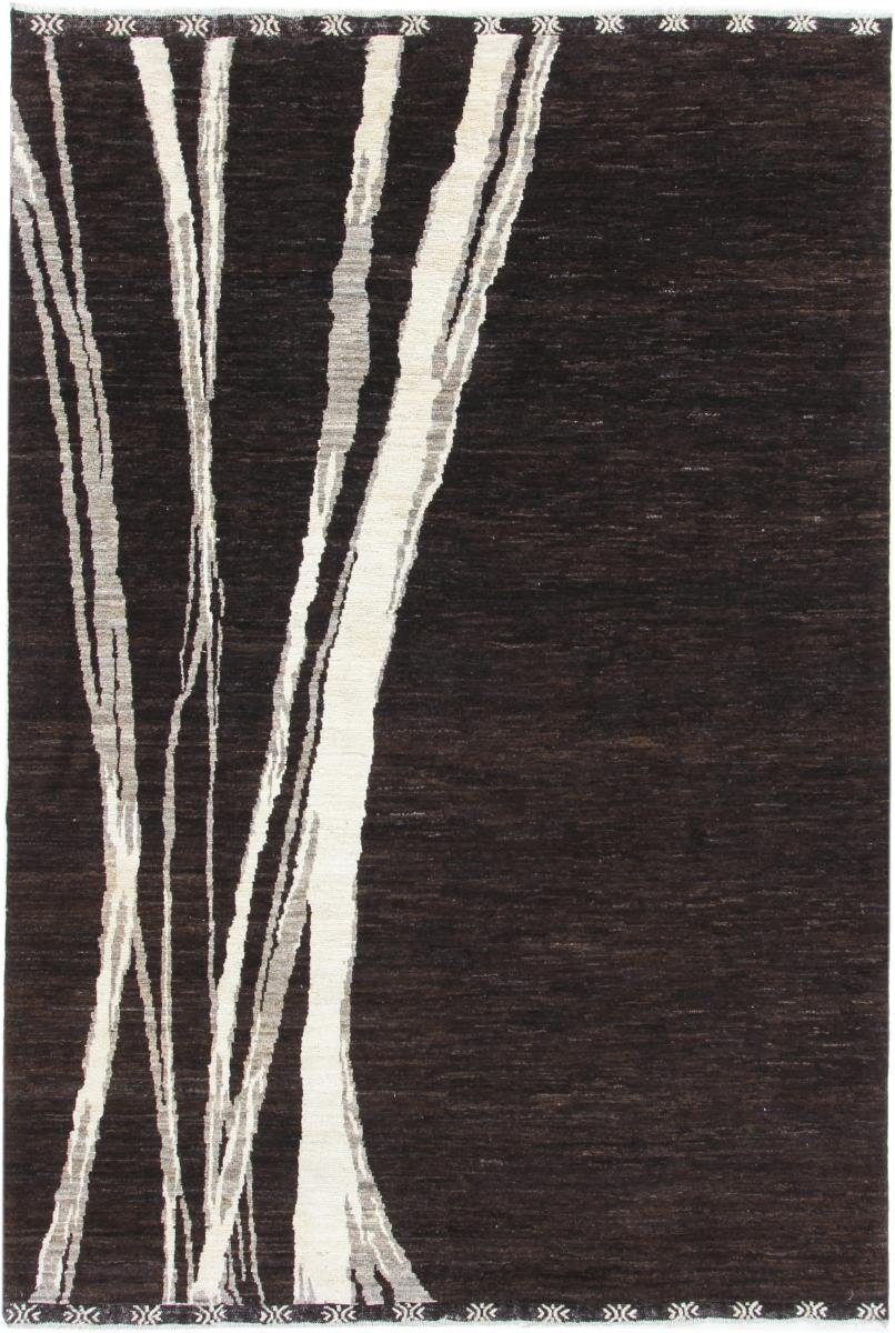 Orientteppich Berber Ela Design 206x303 Handgeknüpfter Moderner Orientteppich, Nain Trading, rechteckig, Höhe: 20 mm