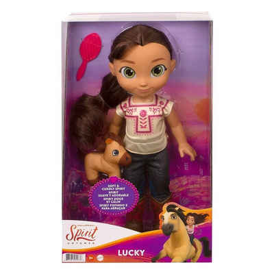 Mattel® Stehpuppe Mattel GXF93 - DreamWorks - Spirit Untamed - Kleinkind-Puppe, Lucky, 35 cm