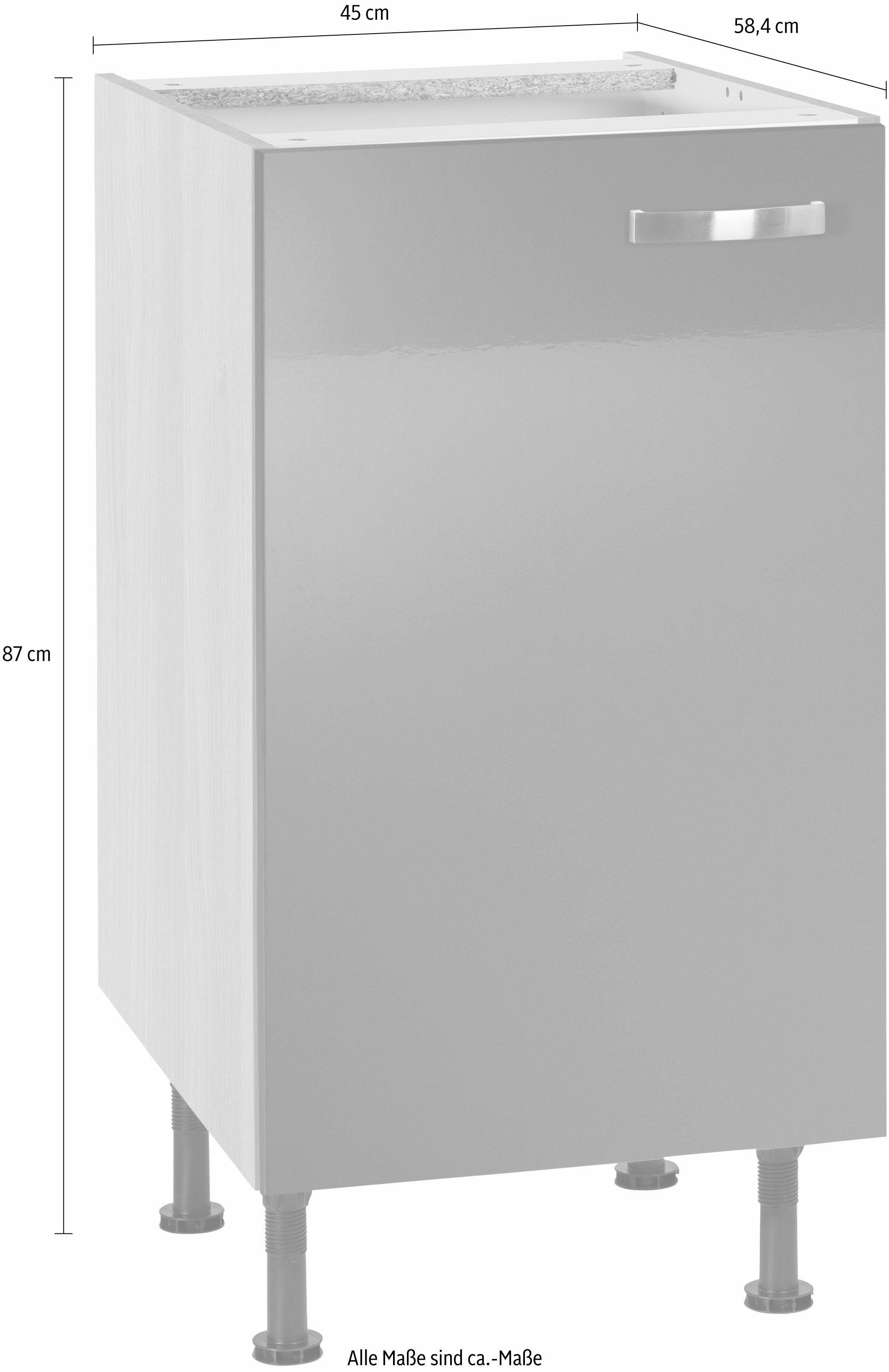 KOCHSTATION Unterschrank KS-Cara Breite 45 cm – Bild 4 von 5