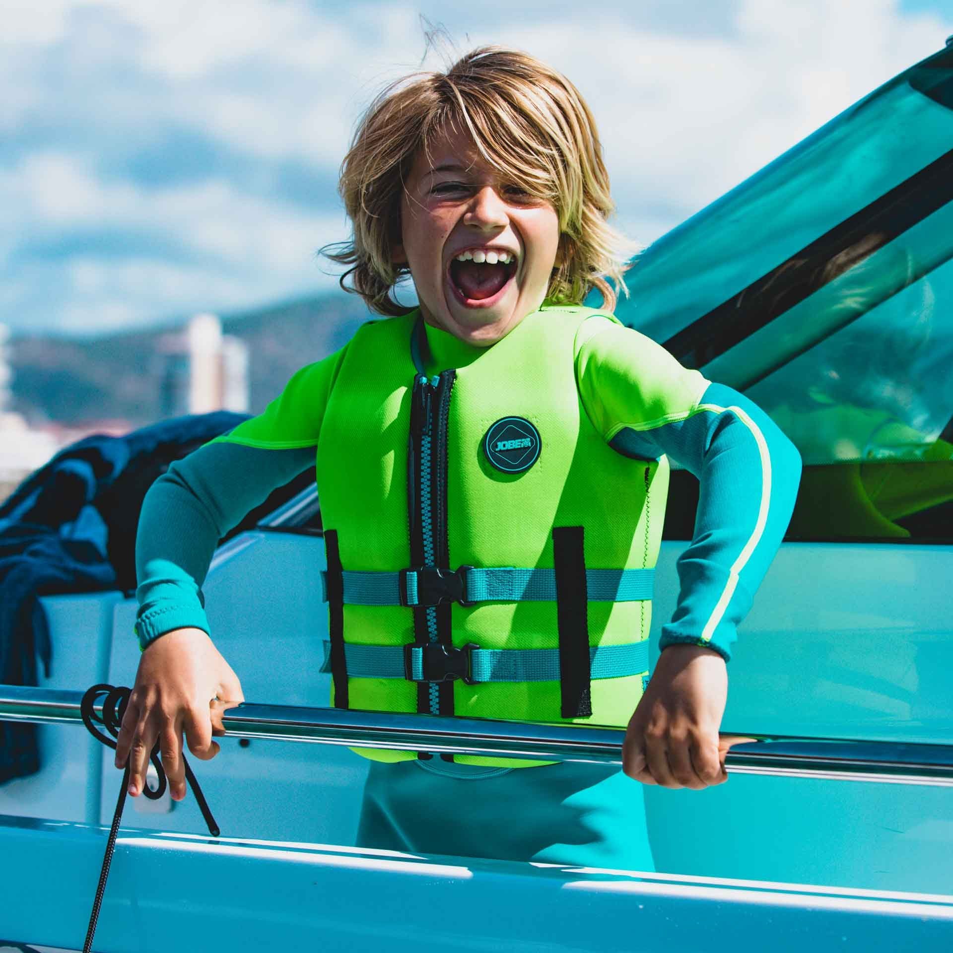 Jobe Schwimmweste Kinder / Youth Neoprene Schwimmweste Vest green