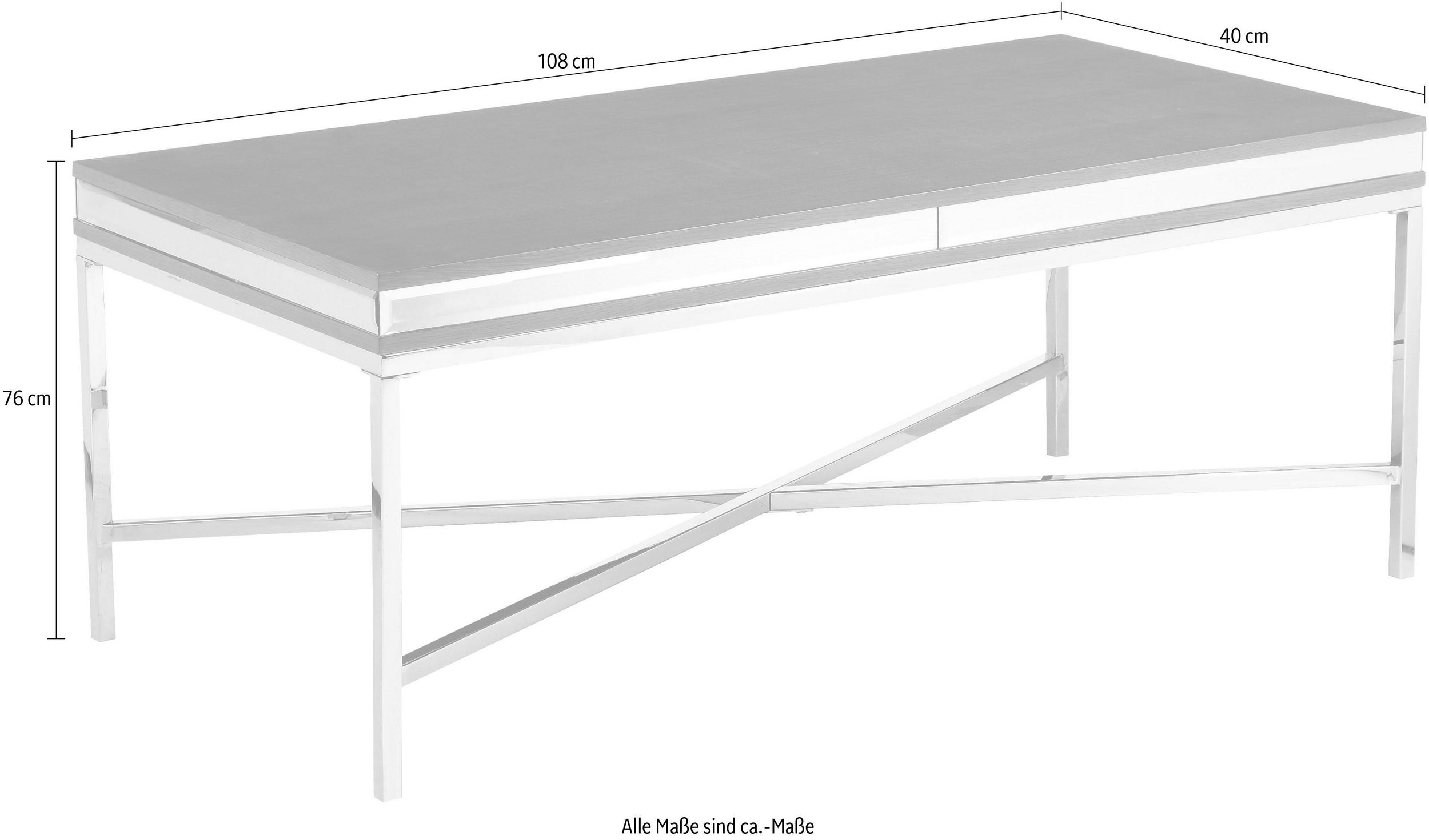Couchtisch ADELINE INDUSTRIAL-LOOK von LEONIQUE - Ausmessung