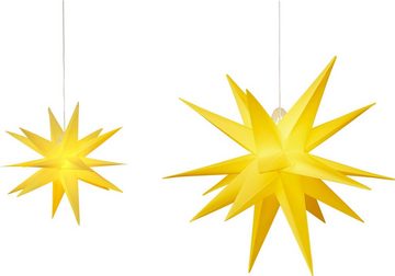 BONETTI LED Stern »Weihnachtsstern, 3D-Optik, Weihnachtsdeko aussen«, Ø 100 cm, mit 6-Stunden-Timer