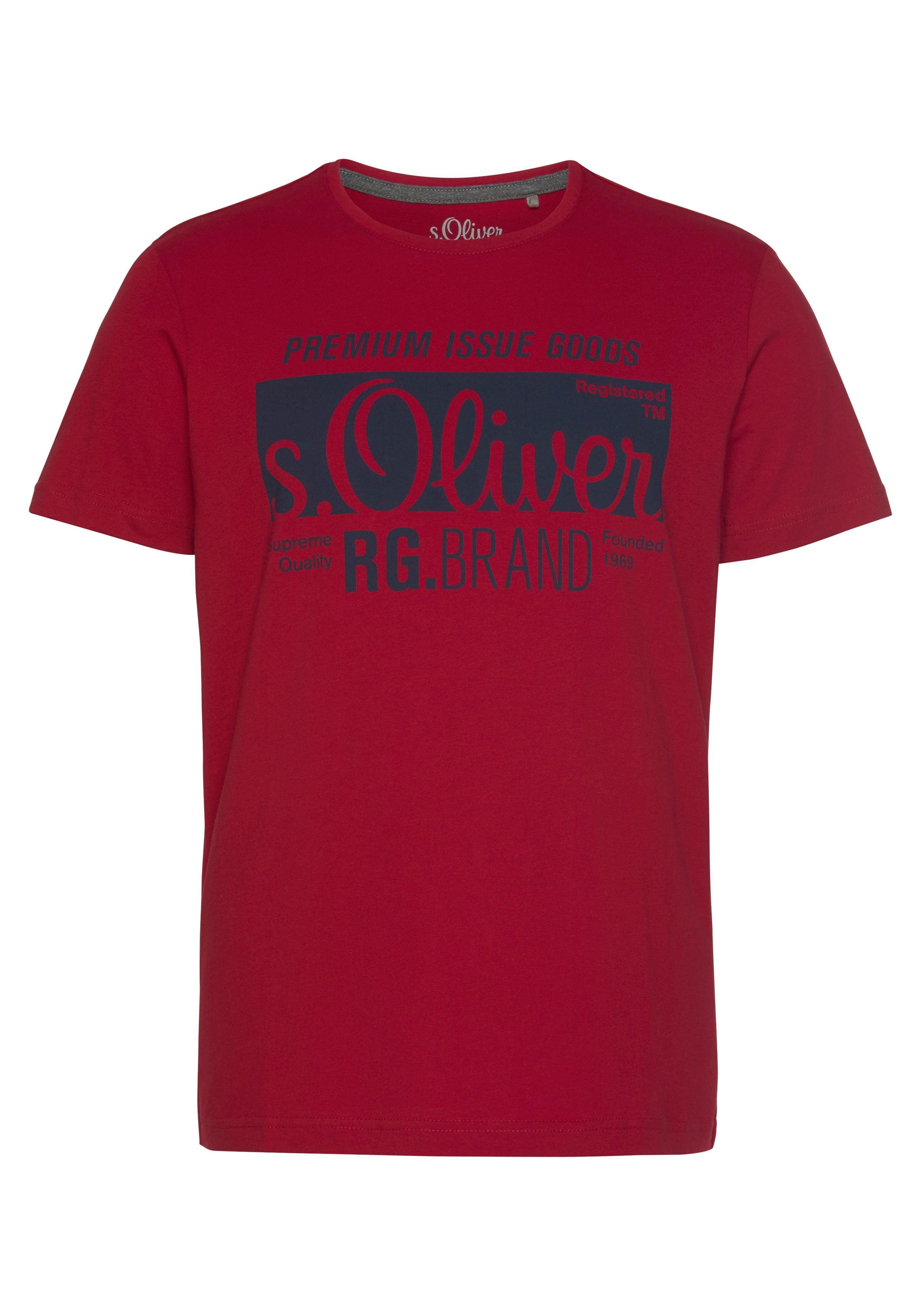 Lot De 2 T-Shirts S.Oliver Homme - Col V Coton Élasticité - Basiques Qualité
