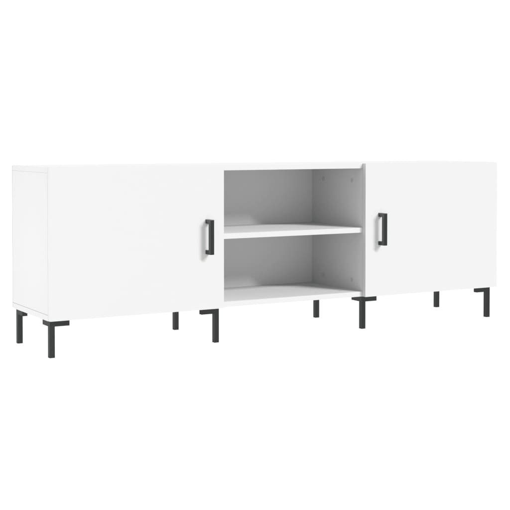 vidaXL (1-St) 150x30x50 TV-Schrank cm Weiß Holzwerkstoff TV-Schrank