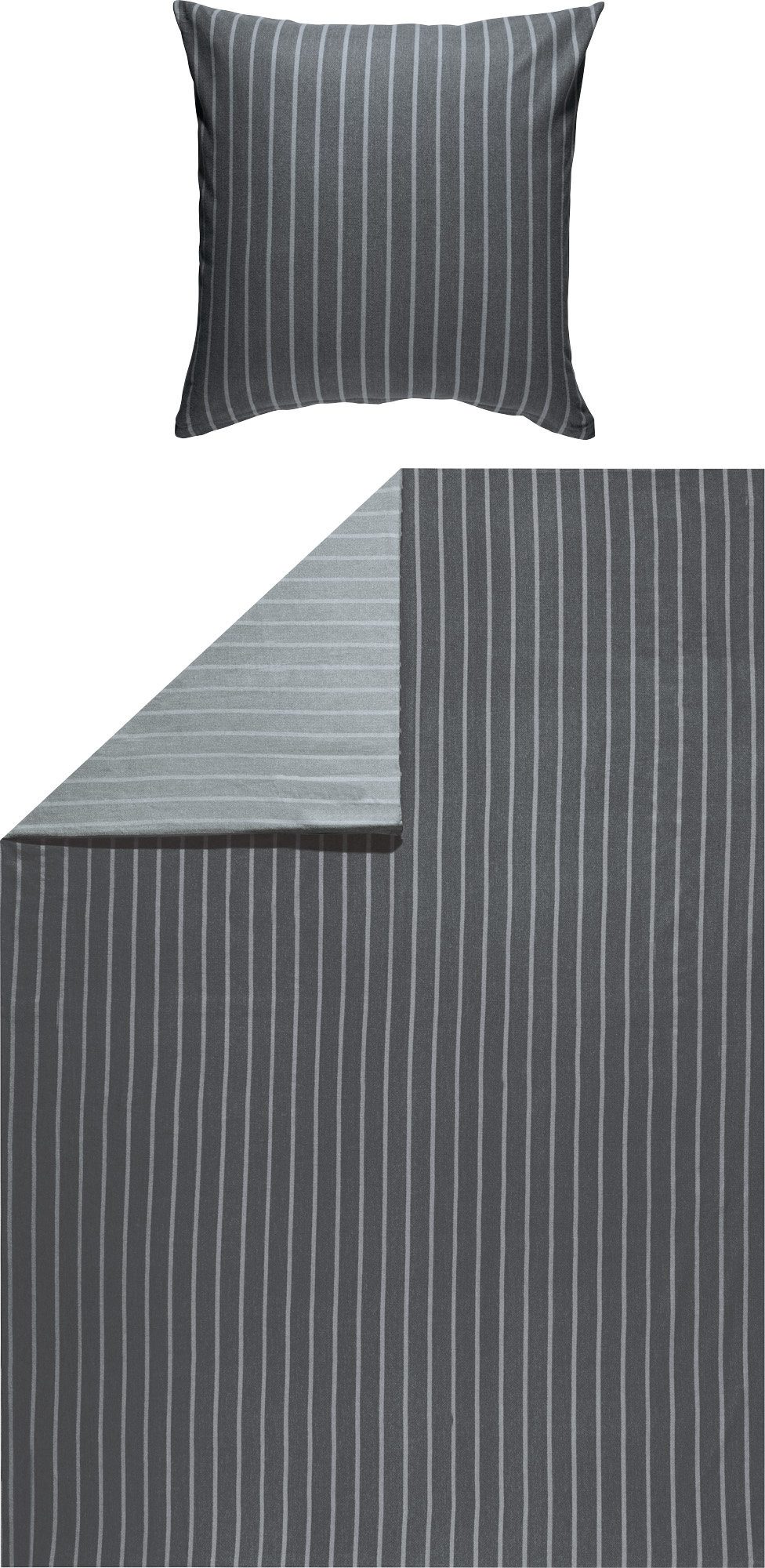 LOOKS by Wolfgang Joop Bettwäsche Bettwäsche, Biber, Streifen günstig online kaufen