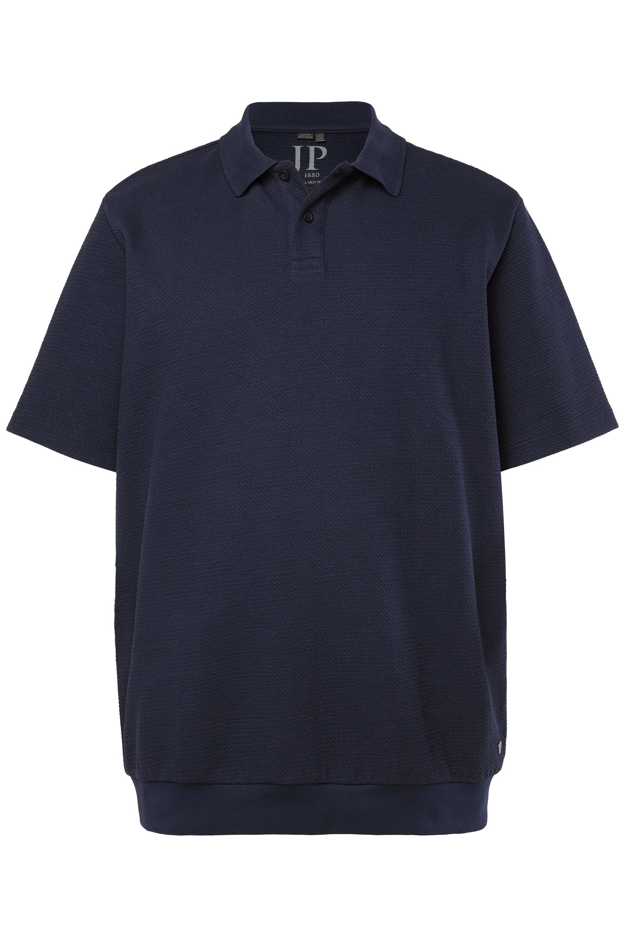 JP1880 Poloshirt Poloshirt Halbarm Bauchfit Business Jacquardjersey