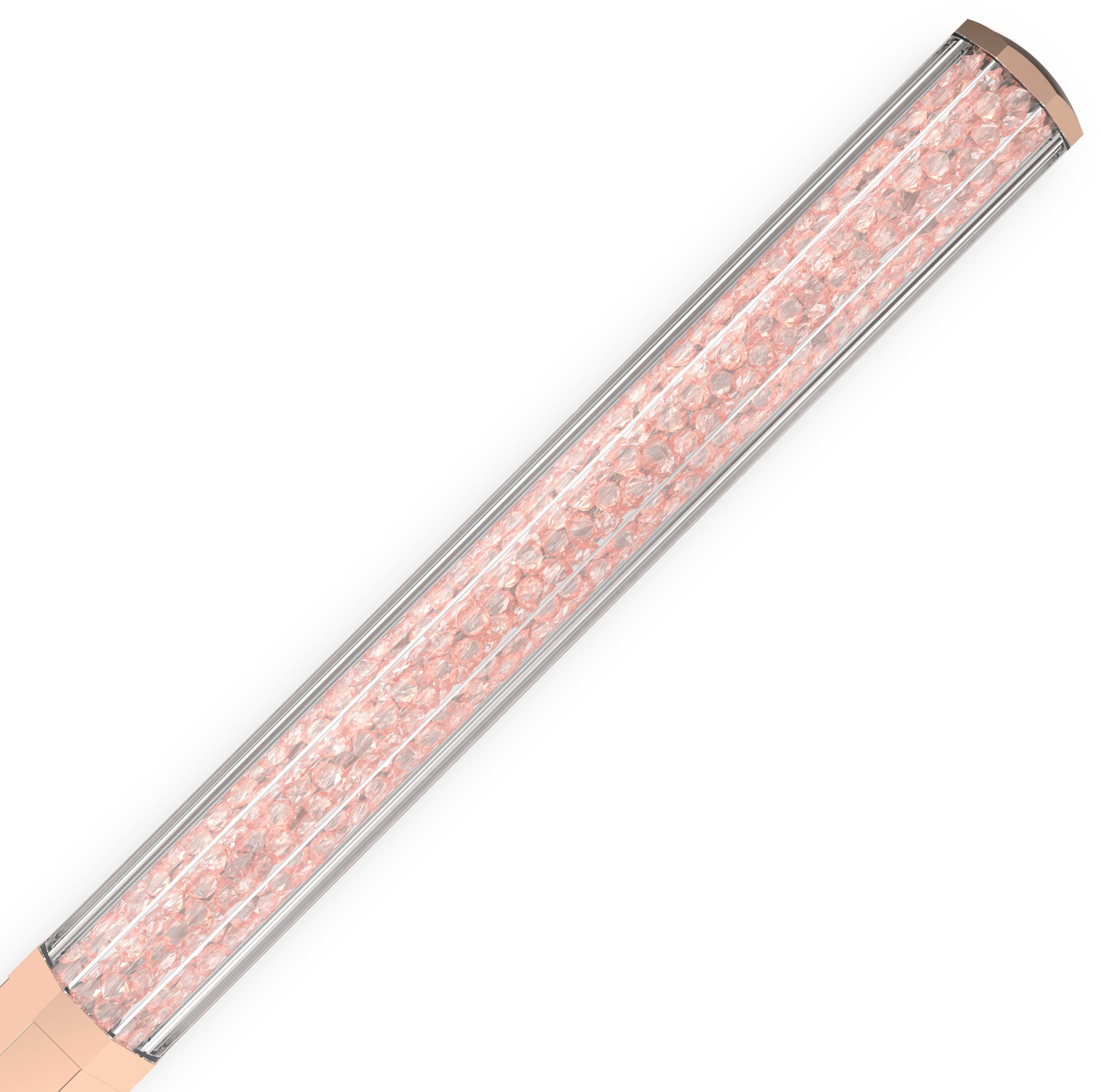 Drehkugelschreiber Kristallen Swarovski® Swarovski mit rosa (1-tlg), Crystalline,