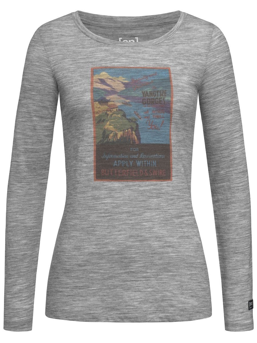 natural Longsleeve »w Super Ls« Digital Print iPXkOZu