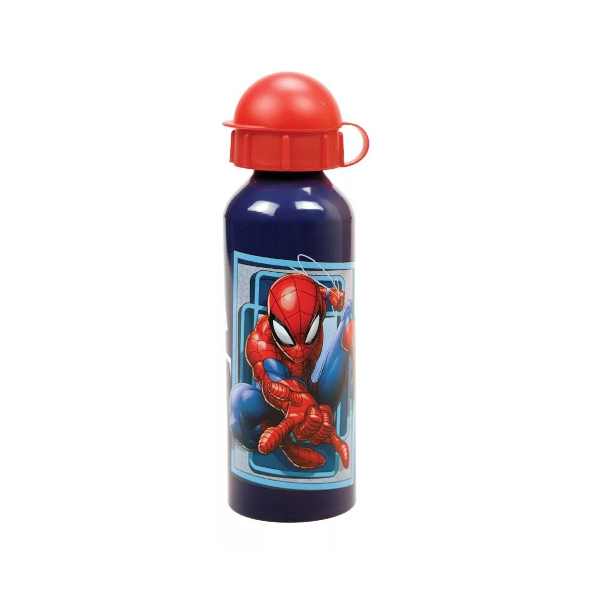 Spiderman Lunchbox Spiderman World of Web Sandwichbox + Aluminiumflaschensatz, Kunststoff, (1-tlg)