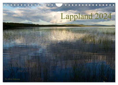 CALVENDO Wandkalender Lappland 2024 (Wandkalender 2024 DIN A4 quer), CALVENDO Monatskalender
