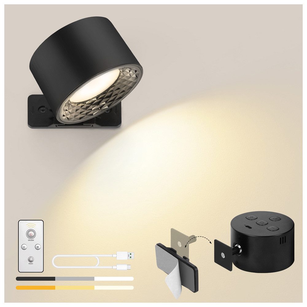 QUBEBU Wandstrahler 1/2/4 Stück, Wandlampe mit günstig online kaufen