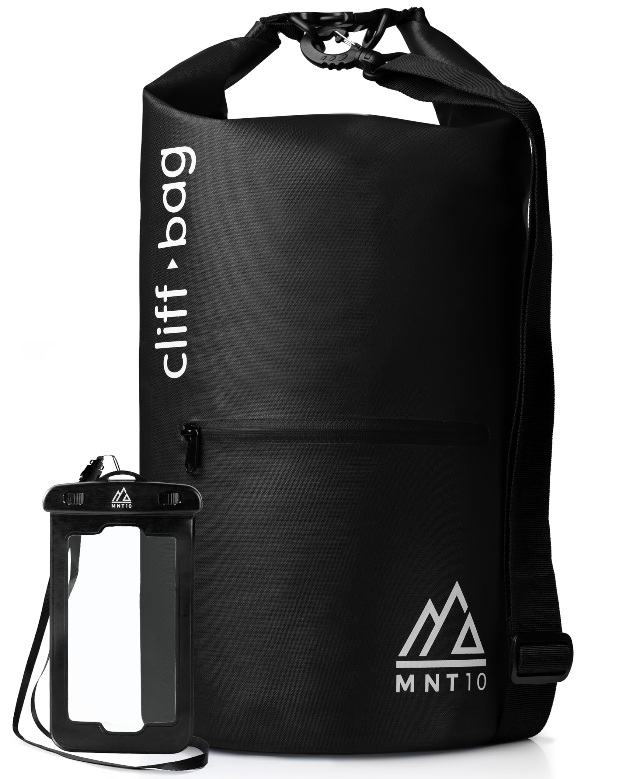 MNT10 Drybag MNT10 Dry Bag “Cliff-Bag” in 20L, 30L, 40L I Drybag Rucksack Black