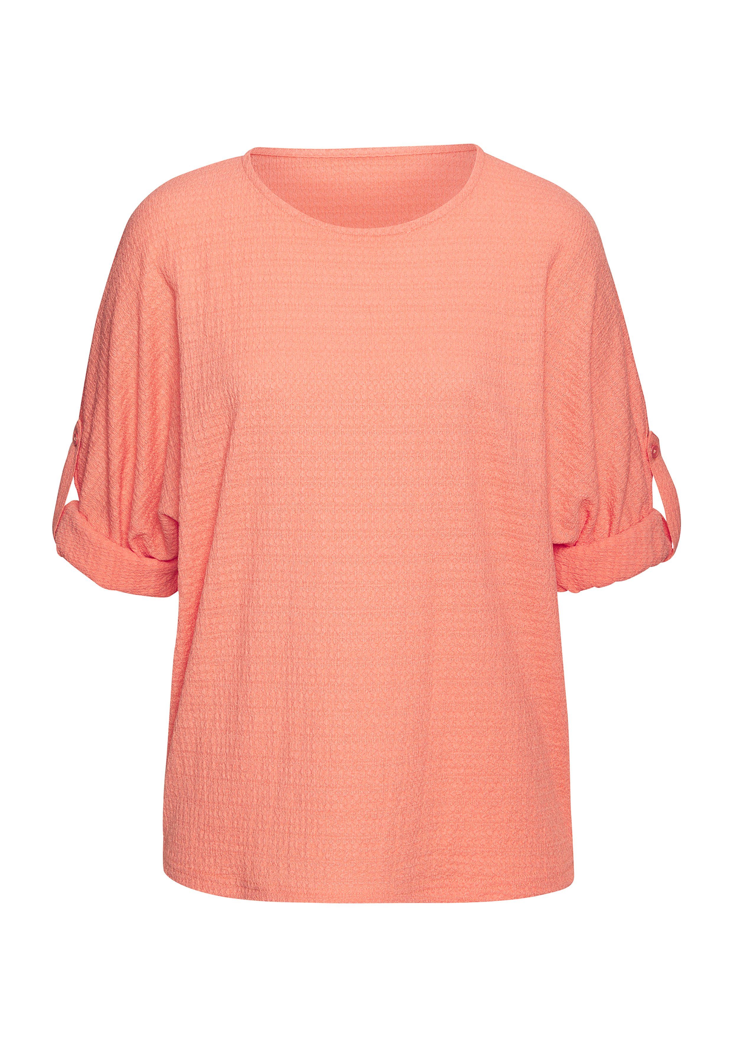 Vivance 2-in-1-Shirt zum Krempeln aus bügelfreier Crêpe-Qualität. € 29,99, (€ 29,99 pro 1 Stk).