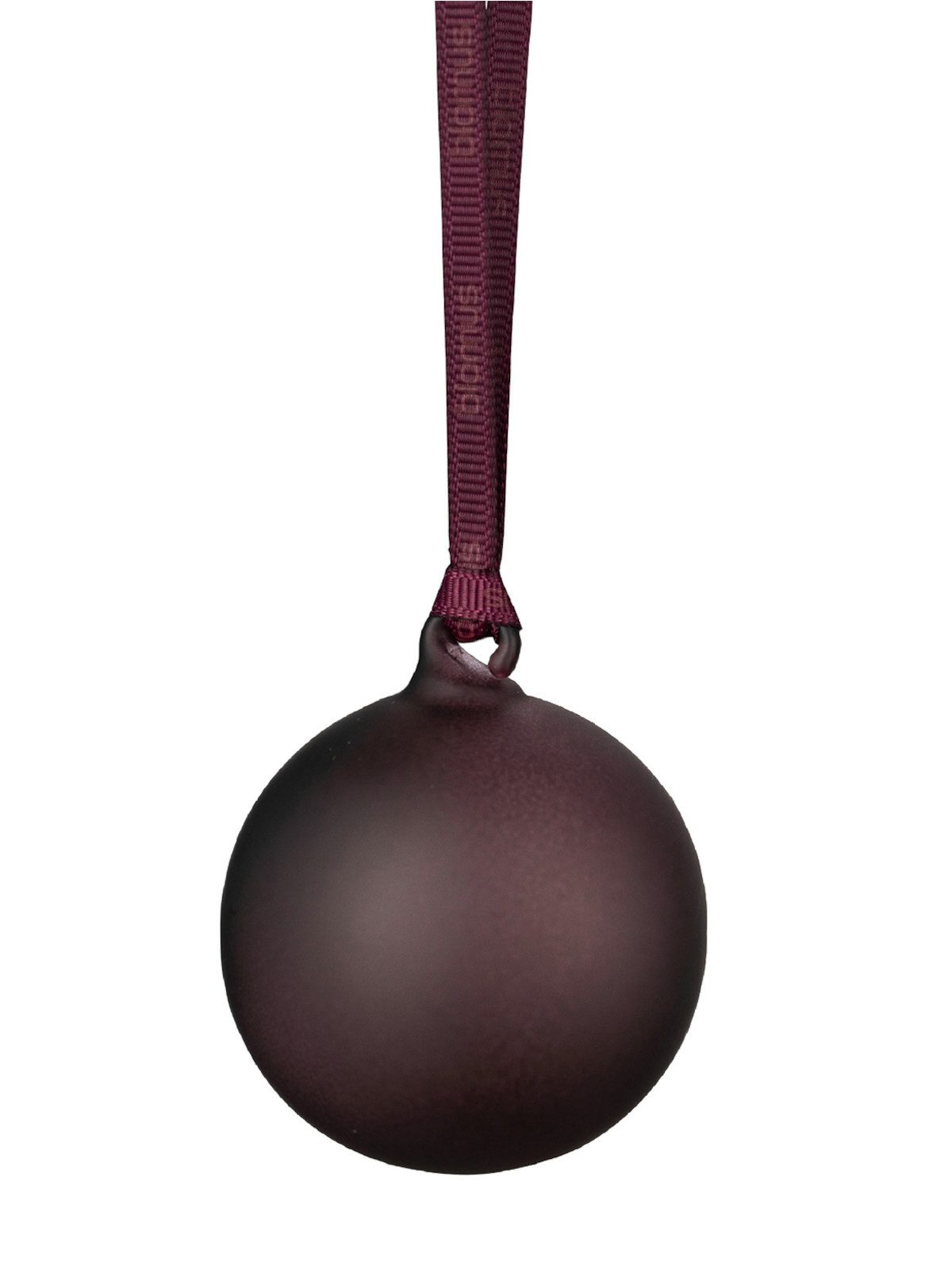 blomus Weihnachtsbaumkugel JUHLA Weihnachtsschmuck M midnight plum 7cm 4tlg