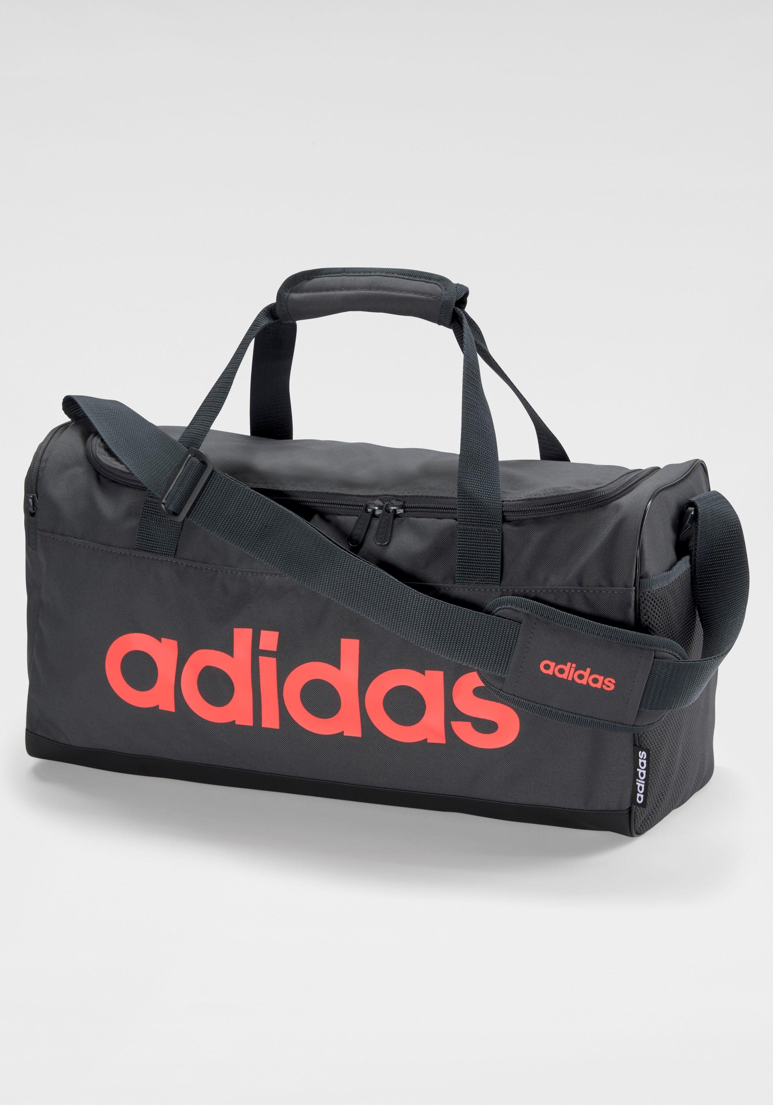 adidas sporttasche leder schwarz