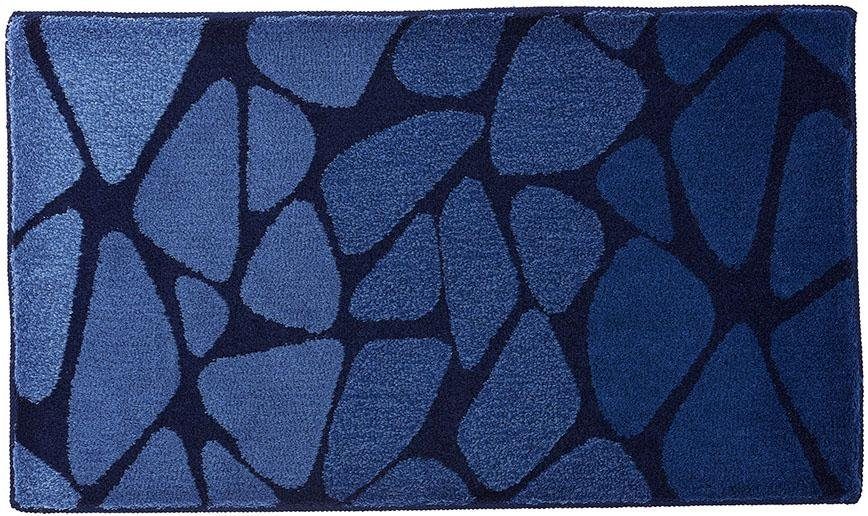 Kleine Wolke Badematte Inspire, Badvorleger, Badezimmer Teppich, Höhe 15 mm, rutschhemmend beschichtet, fußbodenheizungsgeeignet, Kunstfaser, quadratisch, Badteppich, Stein Optik, waschbar