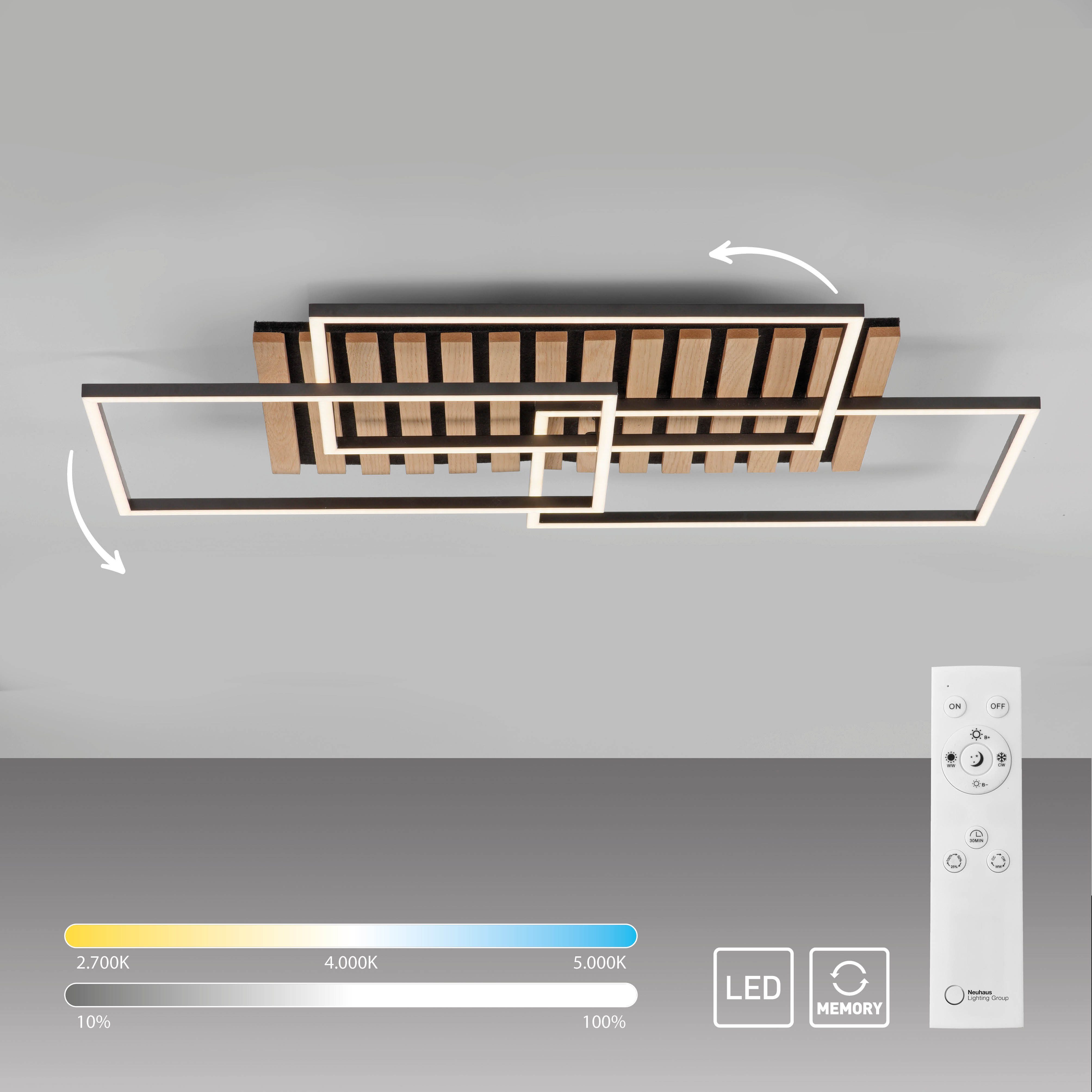 my home Deckenleuchte Unnestad Akustikpaneele, CCT günstig online kaufen