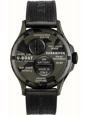 U-Boat Sportuhr U-Boat 9553 Darkmoon Grey Camouflage Herrenuhr 44m