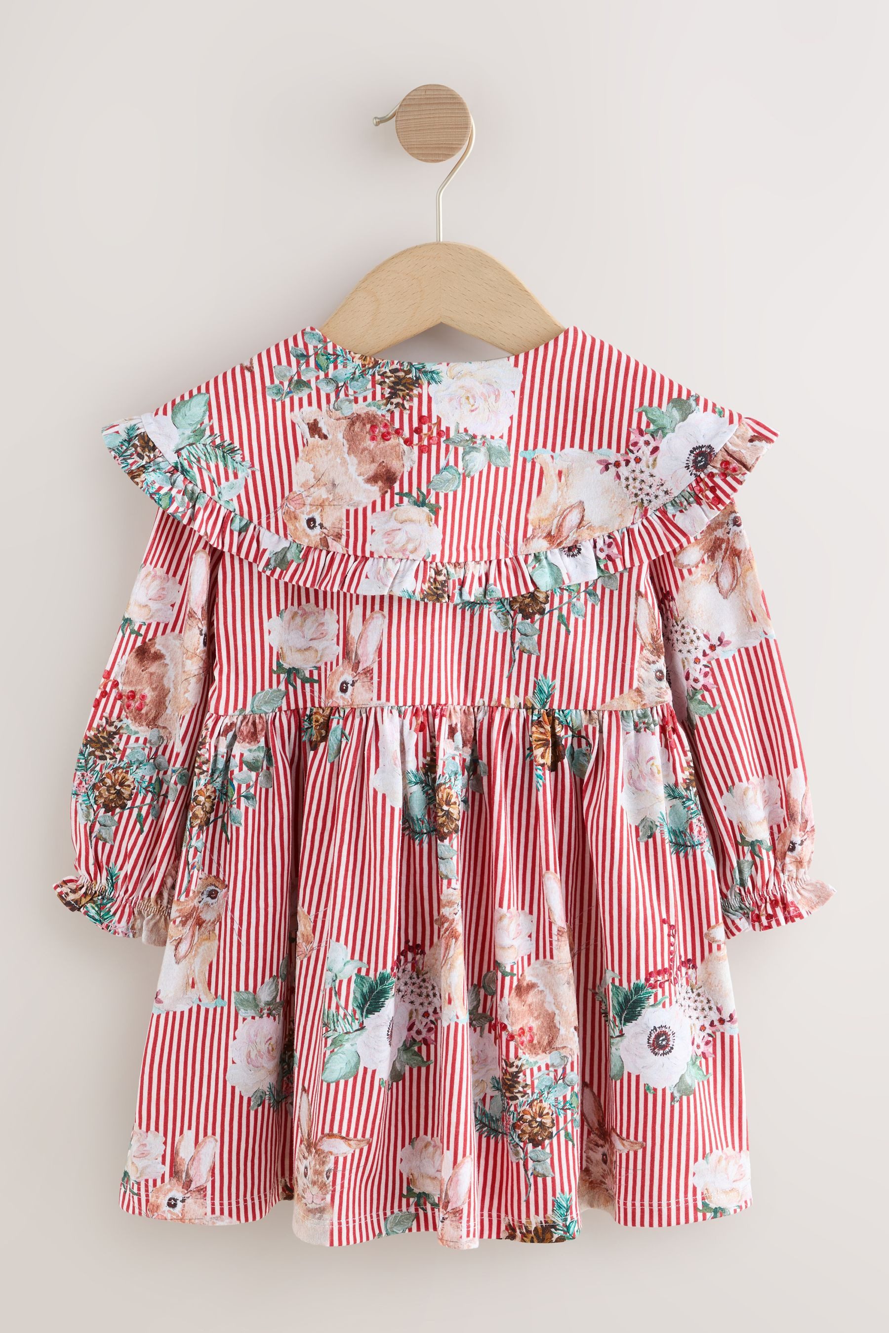 Next Jerseykleid Langarmkleid mit Kragen (1-tlg) günstig online kaufen