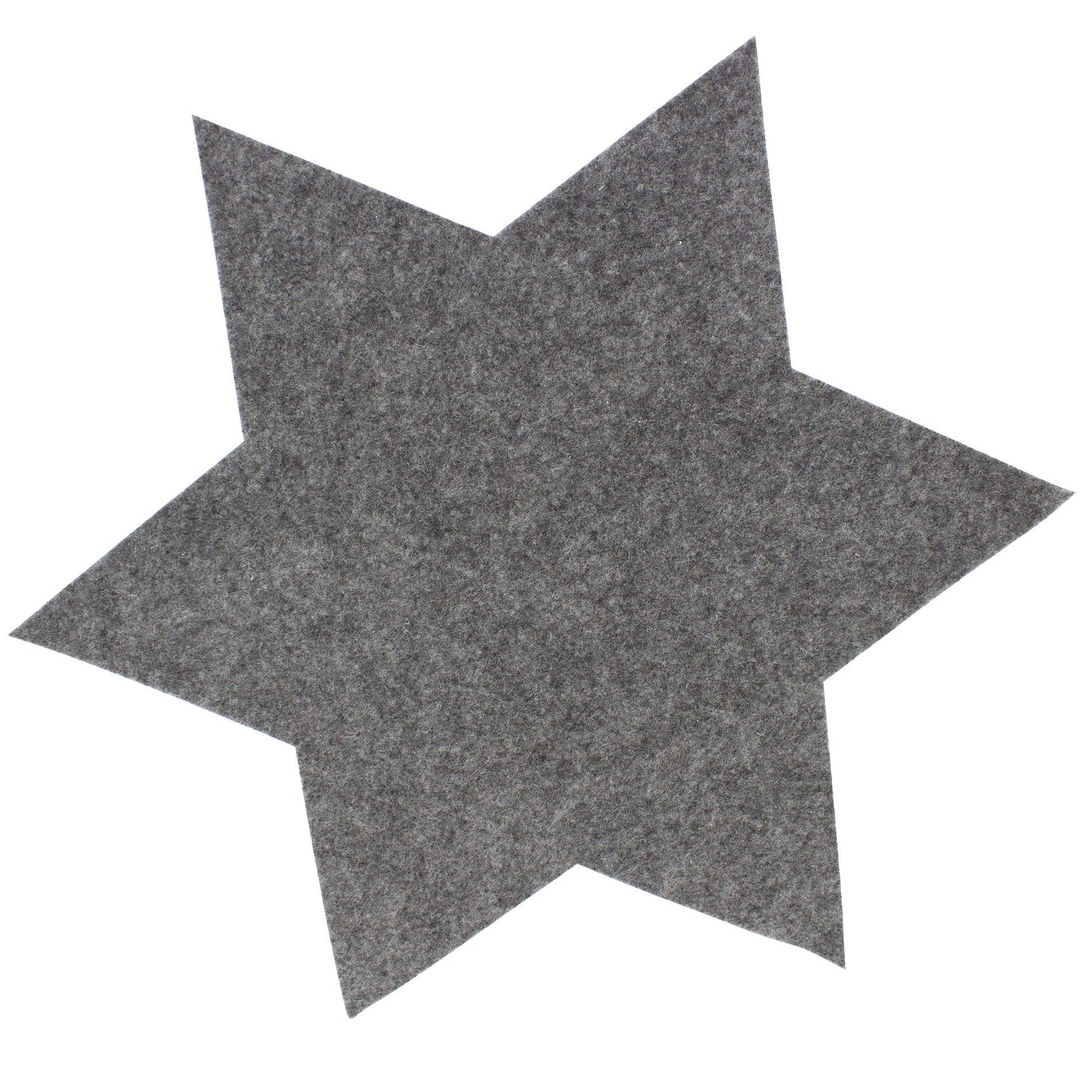 Annastore Platzset 6 x Filzsterne in verschiedenen Größen und Farben, (Plat günstig online kaufen